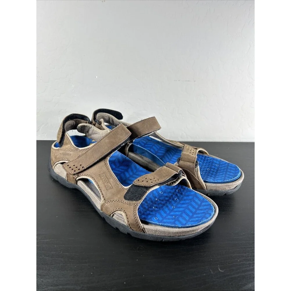 Teva Sandals Men's Size 13 Canyon Hybrid Trail Brown Hiking Flaw